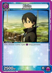 Sword Art Online : Kirito (048) - Purple - (UEX06BT/SAO-2-048) (Normal) (Uncommon)
