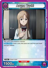 Sword Art Online : Asuna Yuuki - Purple - (UEX06BT/SAO-2-055) (Normal) (Common)