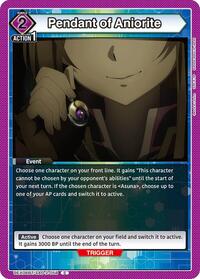 Sword Art Online : Pendant of Aniorite - Purple - (UEX06BT/SAO-2-058) (Normal) (Common)