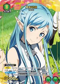 Sword Art Online : Asuna (063) (R*) - Green - (UEX06BT/SAO-2-063) (Foil) (Rare 1-Star)