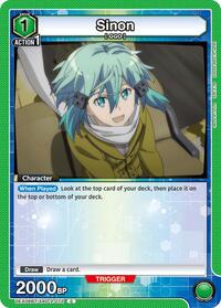 Sword Art Online : Sinon (072) - Green - (UEX06BT/SAO-2-072) (Normal) (Common)