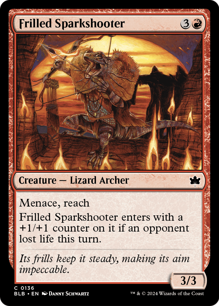 Frilled Sparkshooter (BLB-136) [Bloomburrow]