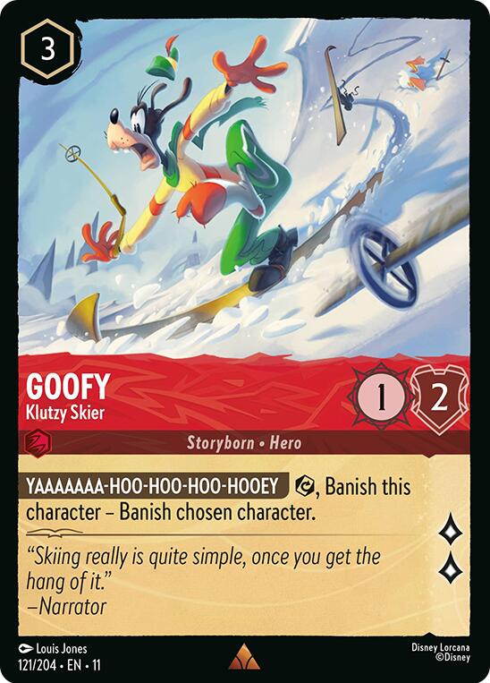 Goofy - Klutzy Skier (121/204) [Winterspell]