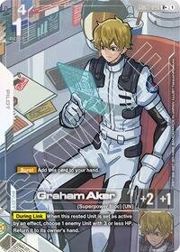 Steel Requiem : Graham Aker (R+) - GD03-098 - Holofoil - R+
