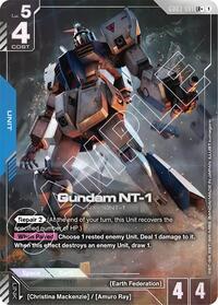 Steel Requiem : Gundam NT-1 (LR+) - GD03-001 - Holofoil - LR+