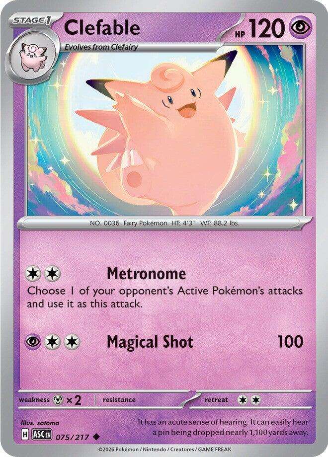 Clefable (075/217) [Mega Evolution: Ascended Heroes]