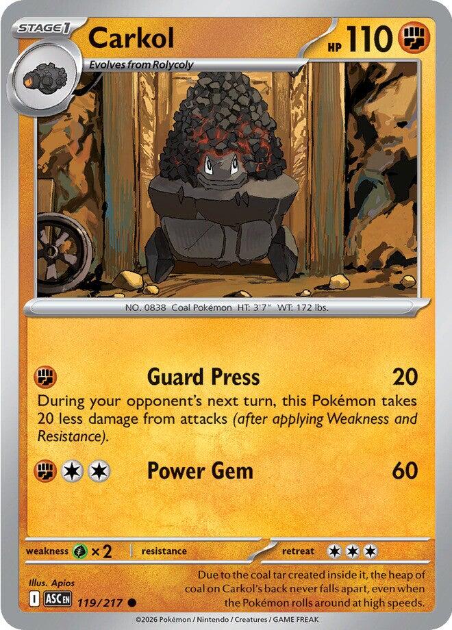 Carkol (119/217) [Mega Evolution: Ascended Heroes]