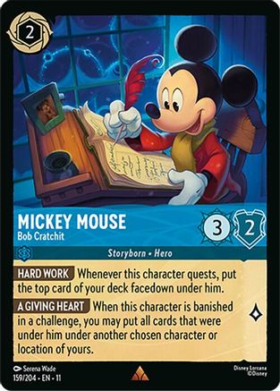 Mickey Mouse - Bob Cratchit (159/204) - Winterspell