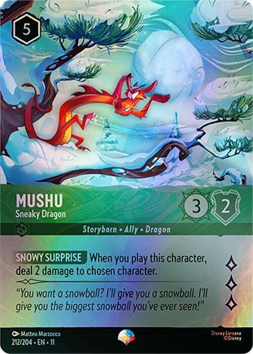 Mushu - Sneaky Dragon (Epic) (212/204) [Winterspell]