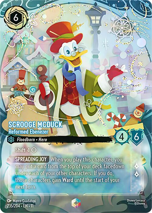Scrooge McDuck - Reformed Ebenezer (Enchanted) (235/204) [Winterspell]