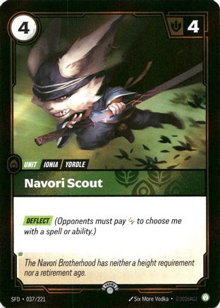 Navori Scout (037/221) - Riftbound Organized Play Promotional Cards Foil