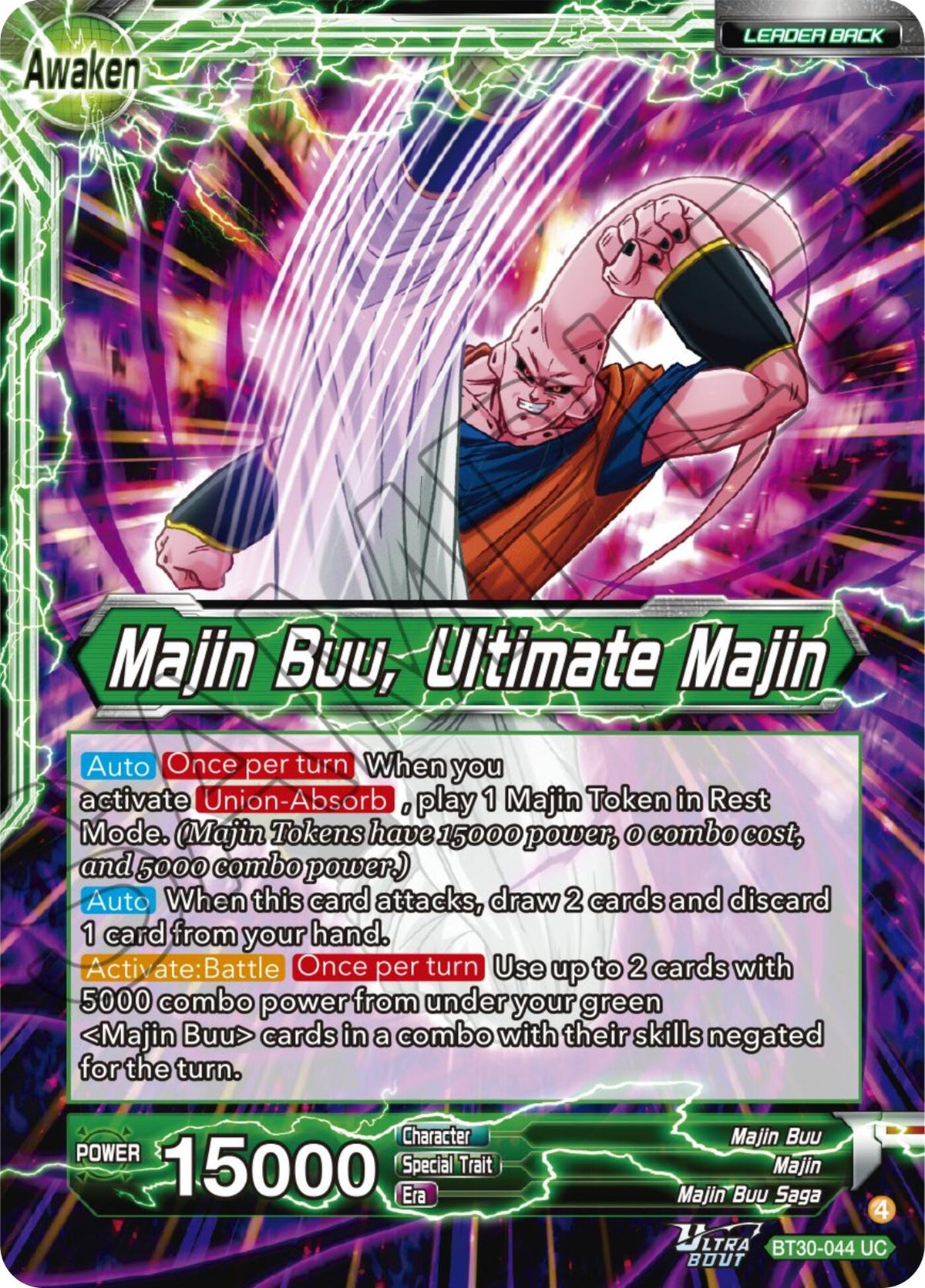 Majin Buu // Majin Buu, Ultimate Majin (BT30-044) [Three Glorious Fighters]