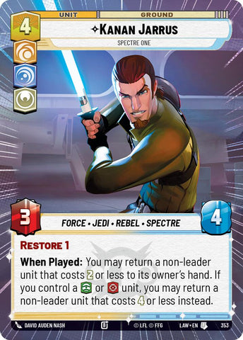 Kanan Jarrus - Spectre One (353) (Hyperspace) (353) [A Lawless Time]