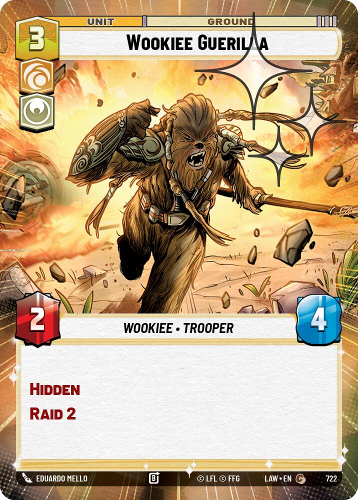 Wookiee Guerilla (722) (Hyperspace Foil) (722) [A Lawless Time]