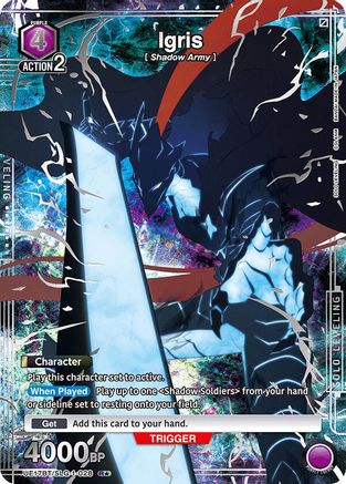 Igris (R*) (UE17BT/SLG-1-028) - UE17BT SOLO LEVELING Foil