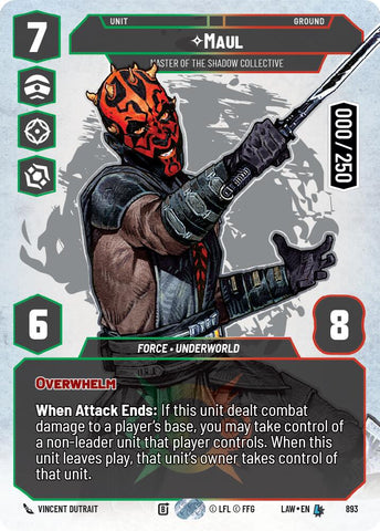 Maul - Master of the Shadow Collective (Serialized) (893) (893) [A Lawless Time]