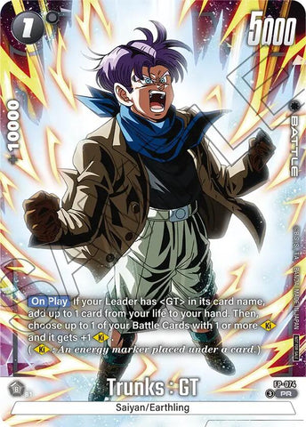 Trunks : GT (FP-074) (Tournament Pack 10) [Fusion World Tournament Cards]