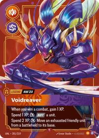 Unleashed : Kha'Zix - Voidreaver - 201/219 - Foil - Rare - Legend
