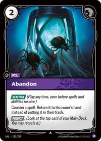 Unleashed : Abandon - 131/219 - Foil - Uncommon - Spell