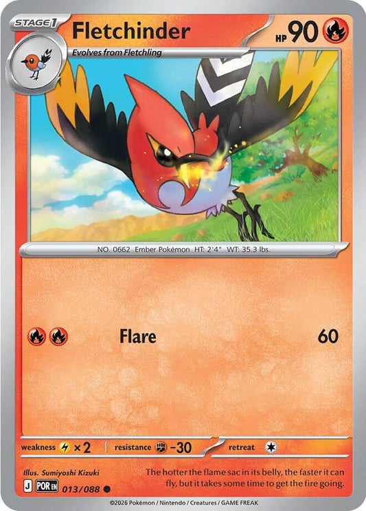 Fletchinder (013/088) [Mega Evolution: Perfect Order]