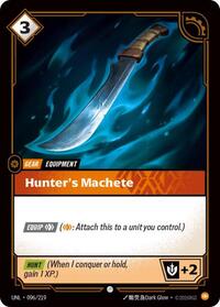 Unleashed : Hunter's Machete - 096/219 - Normal - Common - Gear