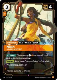 Unleashed : Nilah - Joyful Ascetic - 115/219 - Foil - Rare - Champion Unit