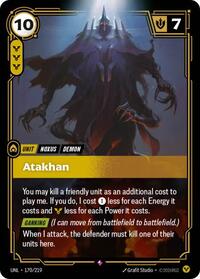 Unleashed : Atakhan - 170/219 - Foil - Rare - Unit