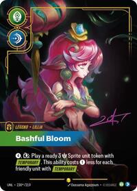 Unleashed : Lillia - Bashful Bloom (Signature) - 230*/219 - Foil - Showcase - Legend