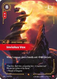 Unleashed : Inviolus Vox - 027/219 - Foil - Epic - Unit