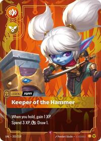 Unleashed : Poppy - Keeper of the Hammer - 203/219 - Foil - Rare - Legend