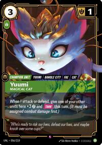 Unleashed : Yuumi - Magical Cat - 056/219 - Foil - Rare - Champion Unit