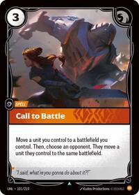 Unleashed : Call to Battle - 101/219 - Foil - Uncommon - Spell