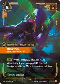 Unleashed : Kha'Zix - Evolving Hunter - 119/219 - Foil - Epic - Champion Unit