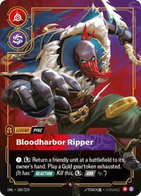 Unleashed : Pyke - Bloodharbor Ripper - 185/219 - Foil - Rare - Legend