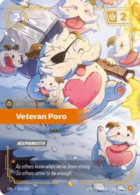 Unleashed : Veteran Poro (Overnumbered) - 223/219 - Foil - Showcase - Unit