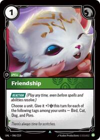 Unleashed : Friendship - 046/219 - Normal - Uncommon - Spell