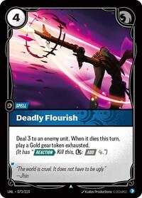 Unleashed : Deadly Flourish - 073/219 - Foil - Uncommon - Spell