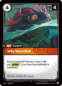 Unleashed : Wily Newtfish - 108/219 - Foil - Uncommon - Unit