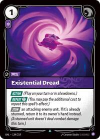 Unleashed : Existential Dread - 134/219 - Normal - Uncommon - Spell
