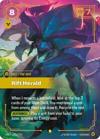 Unleashed : Rift Herald (Alternate Art) - 179a/219 - Foil - Showcase - Unit