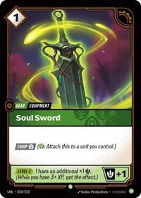 Unleashed : Soul Sword - 039/219 - Normal - Common - Gear