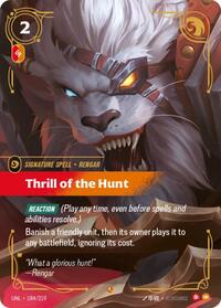 Unleashed : Thrill of the Hunt - 184/219 - Foil - Epic - Signature Spell