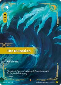 Unleashed : The Ruination - 180/219 - Foil - Epic - Spell