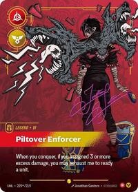 Unleashed : Vi - Piltover Enforcer (Signature) - 229*/219 - Foil - Showcase - Legend