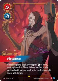 Unleashed : Jhin - Virtuoso (Signature) - 226*/219 - Foil - Showcase - Legend