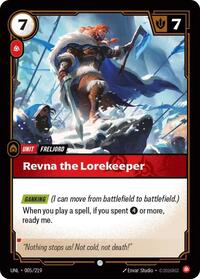 Unleashed : Revna the Lorekeeper - 005/219 - Foil - Common - Unit