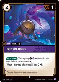 Unleashed : Mister Root - 127/219 - Normal - Common - Unit