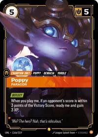 Unleashed : Poppy - Paragon (Alternate Art) - 116a/219 - Foil - Showcase - Champion Unit