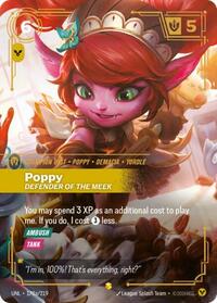 Unleashed : Poppy - Defender of the Meek (Alternate Art) - 178a/219 - Foil - Showcase - Champion Unit