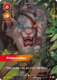 Unleashed : Rengar - Pridestalker (Overnumbered) - 227/219 - Foil - Showcase - Legend